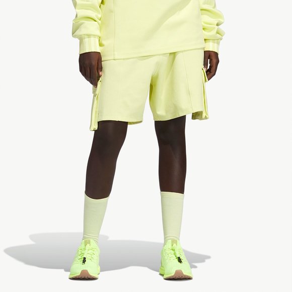 Adidas Unisex Ivy Park Yellow Tint Shorts GT4085 - Picture 1 of 6